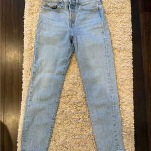Levi's Light Blue Straight Leg Jeans